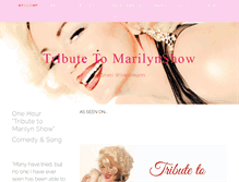 Tablet Screenshot of marilynshows.com